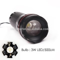 BT-4856 Quality Zoom-in Zoom-out LED-фонарик Мини-зуммируемый фонарик